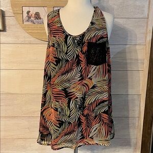 Signature Studio Black Lace Top XL